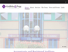 Tablet Screenshot of griffiths-pegg.co.uk